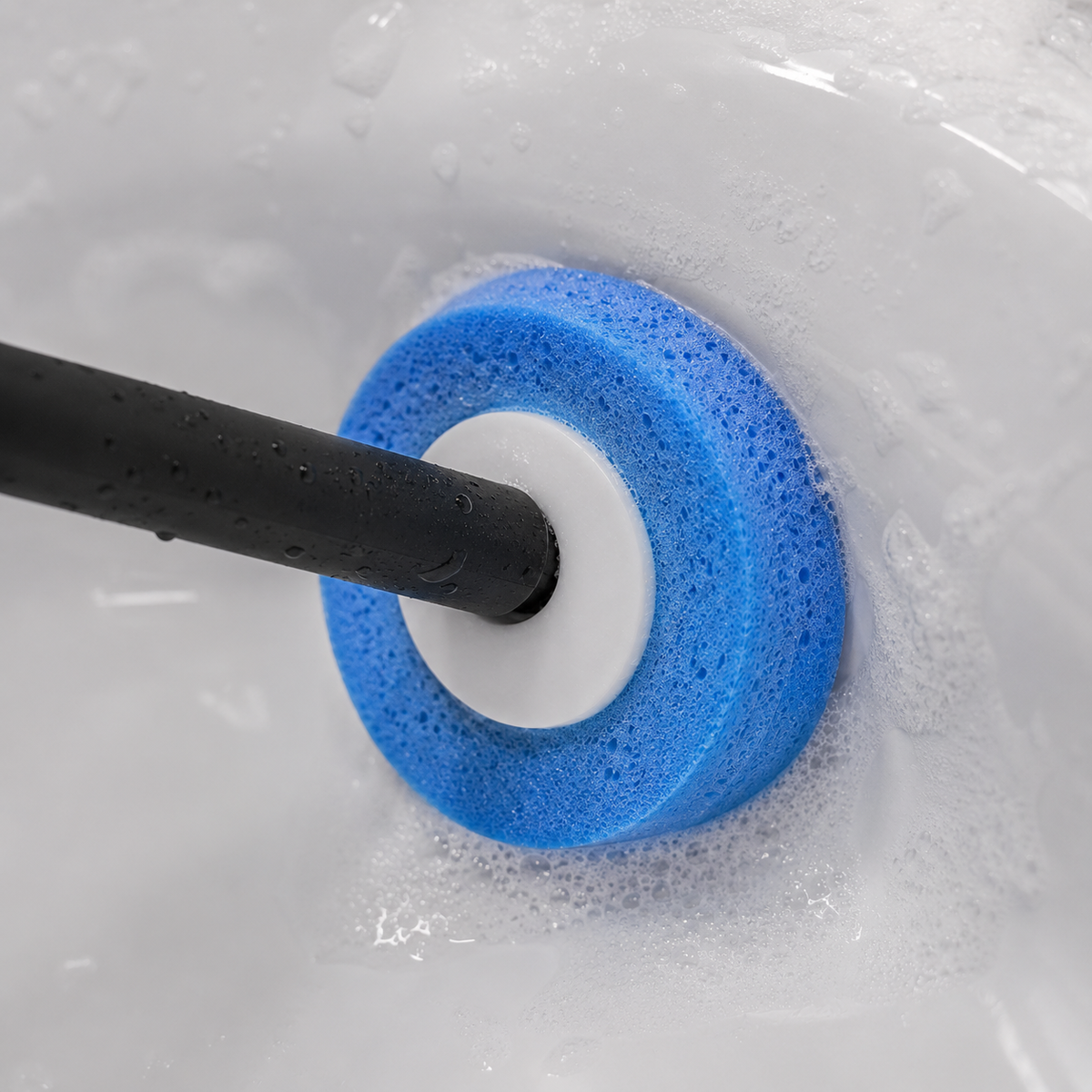 ראש ספוג חד פעמי על ידית Cleanly Flush